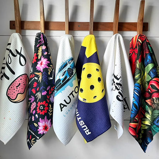 Custom Printed Waffle Towel